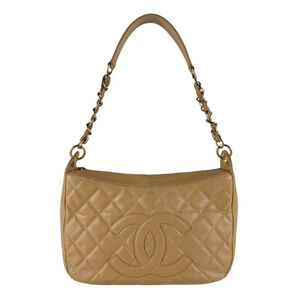 CHANEL Caviar Leather Shoulder Bag
